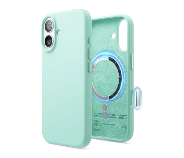 Elago Magsafe Silicon Case do iPhone 17 Awua Sky ES17MSSC61-ASKY - 1360444 - zdjęcie
